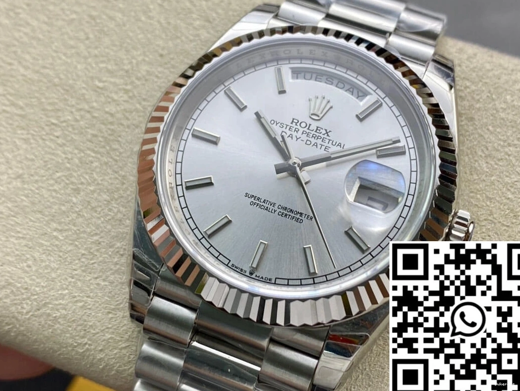 Day Factory Date Stainless Steel Rolex 40MM EW 0329